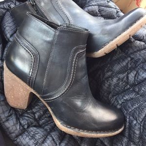 Clarks Black Short Boots